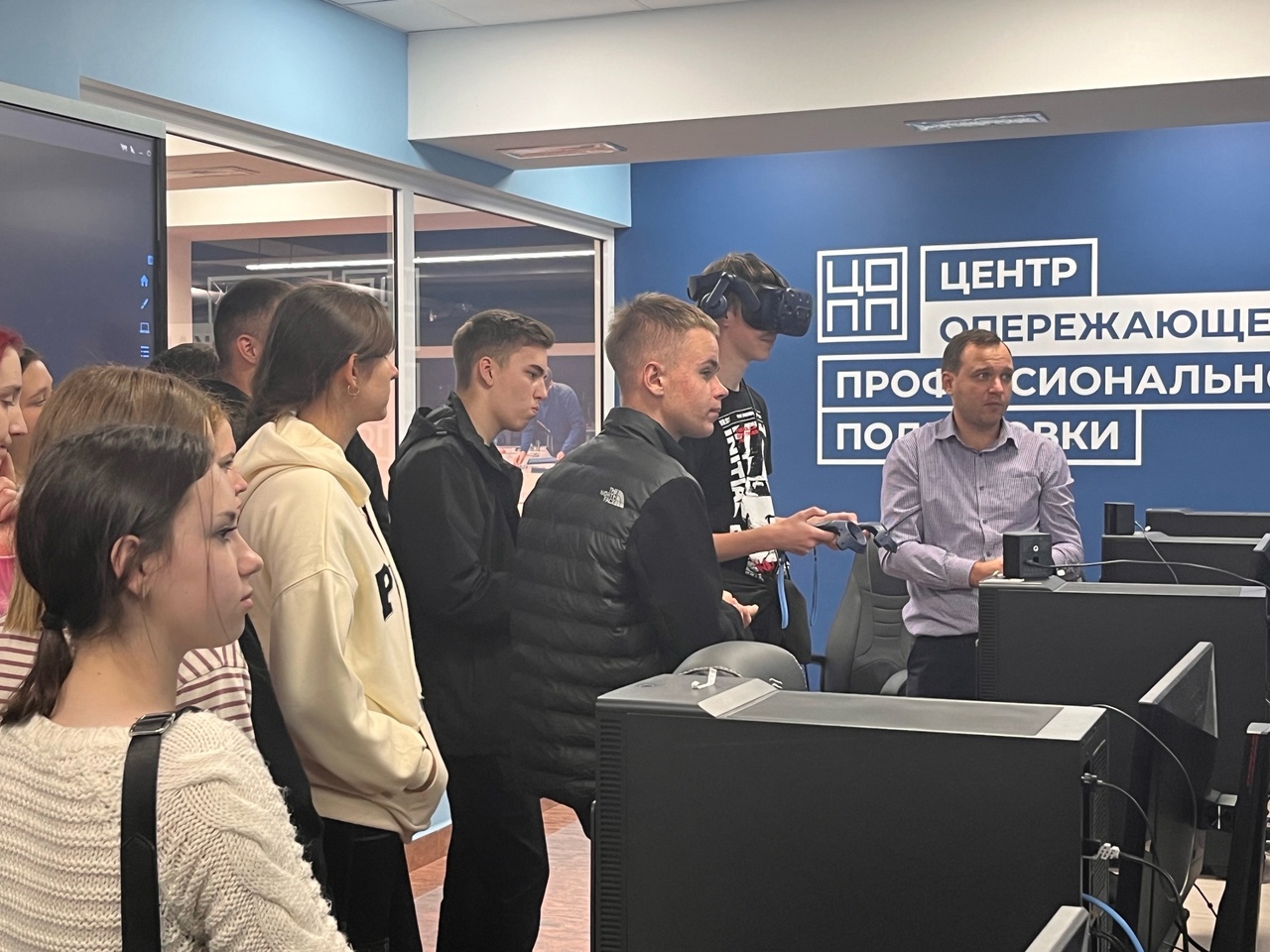Десятиклассники посетили ЦОПП в рамках Дня открытых дверей в Ставропольском ГАУ.
